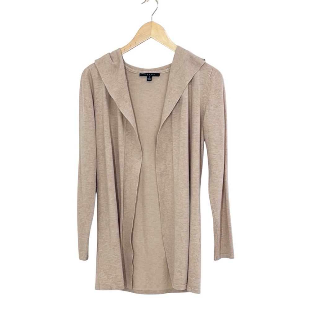 CYRUS Open Cardigan Sweater With Hood Size Small EUC